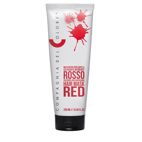 Оцветяваща маска за коса в червено 250 мл